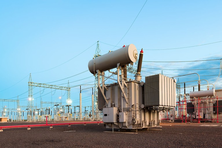 Power,Transformer,In,High,Voltage,Electrical,Outdoor,Substation